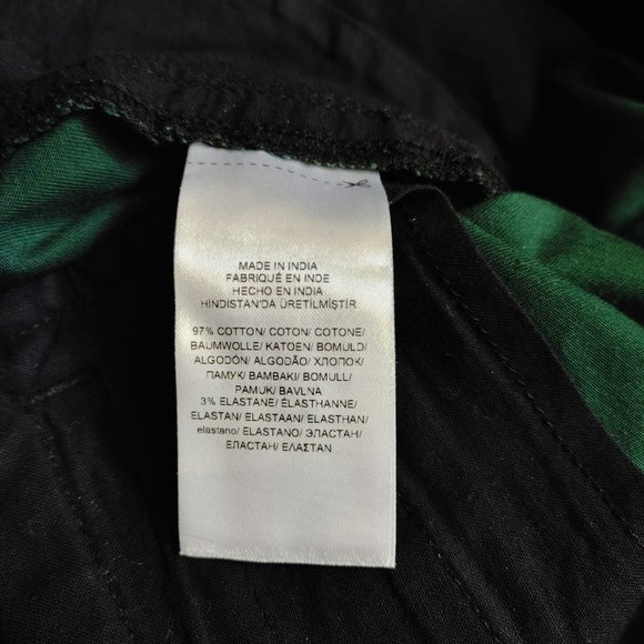 NWT LAUREN RALPH LAUREN Navy Green Tartan Plaid Cotton Casual Pants. 6 - Picture 5 of 7